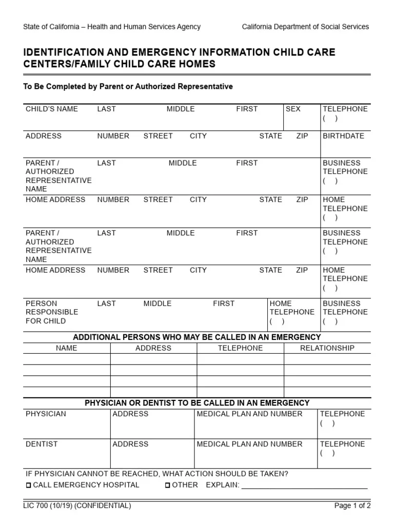 Lic 700 PDF Child Protective Services Public Services