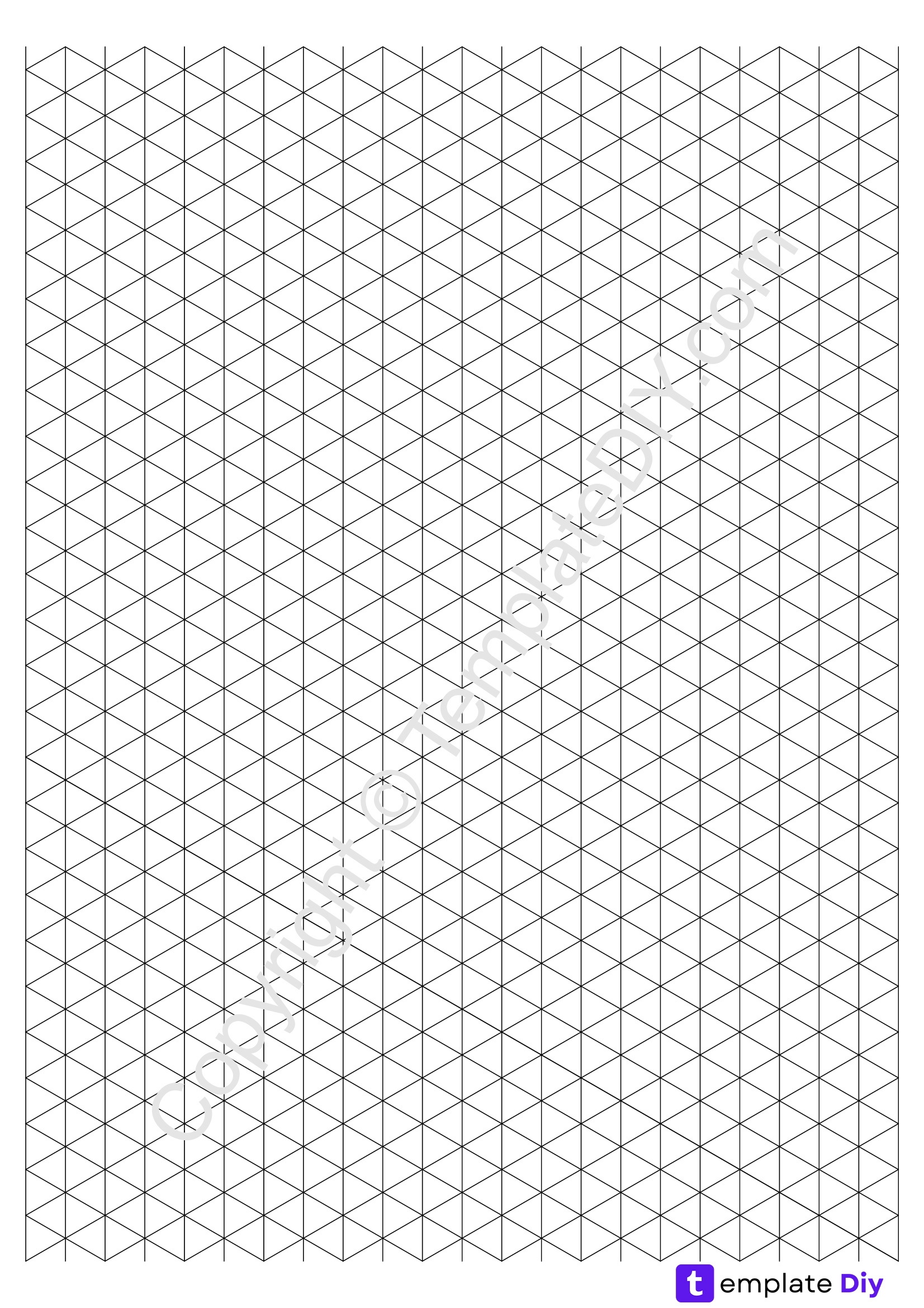 Free Isometric Paper Printable