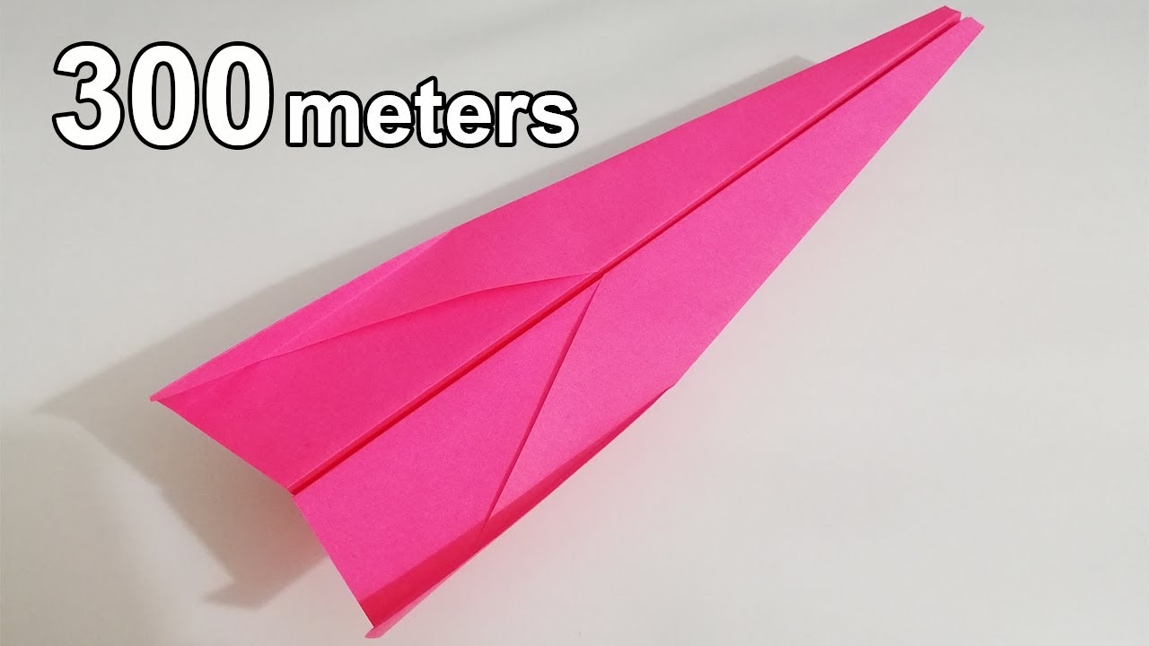 Long Distance Paper Airplane Tutorial How To Make EASY Paper Airplanes That FLY FAR