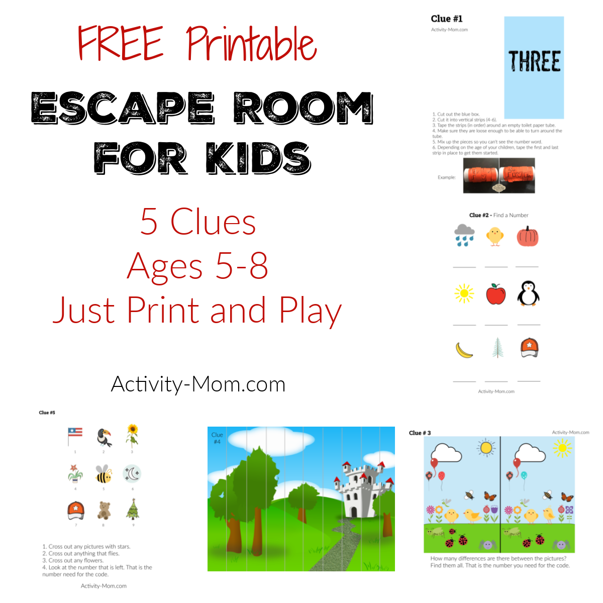 Free Printable Escape Room Puzzles