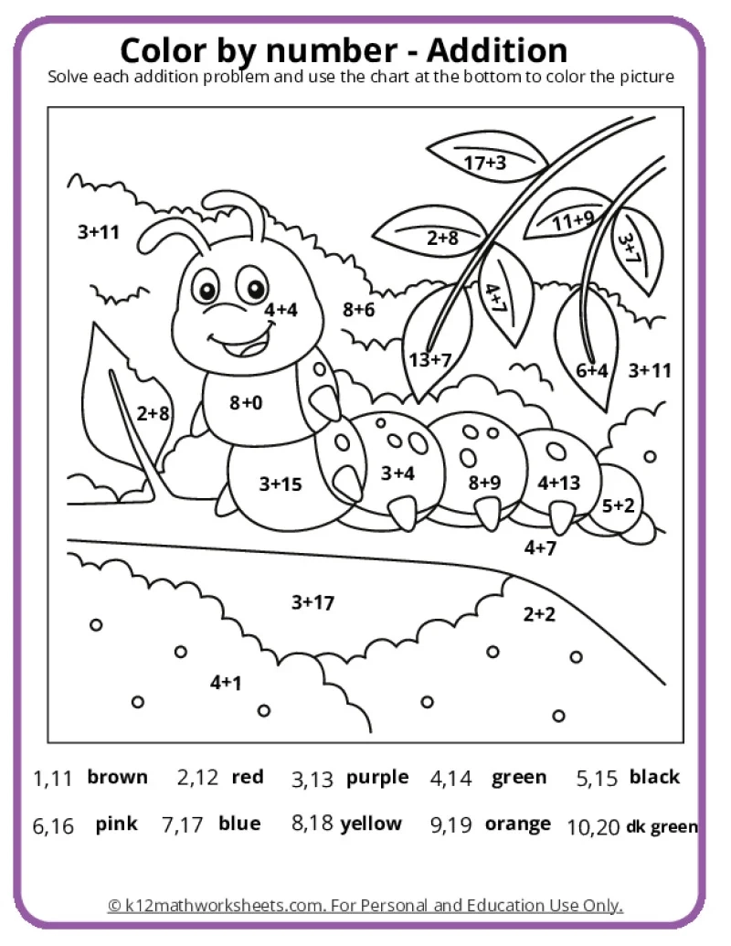 Make Color By Number Puzzles