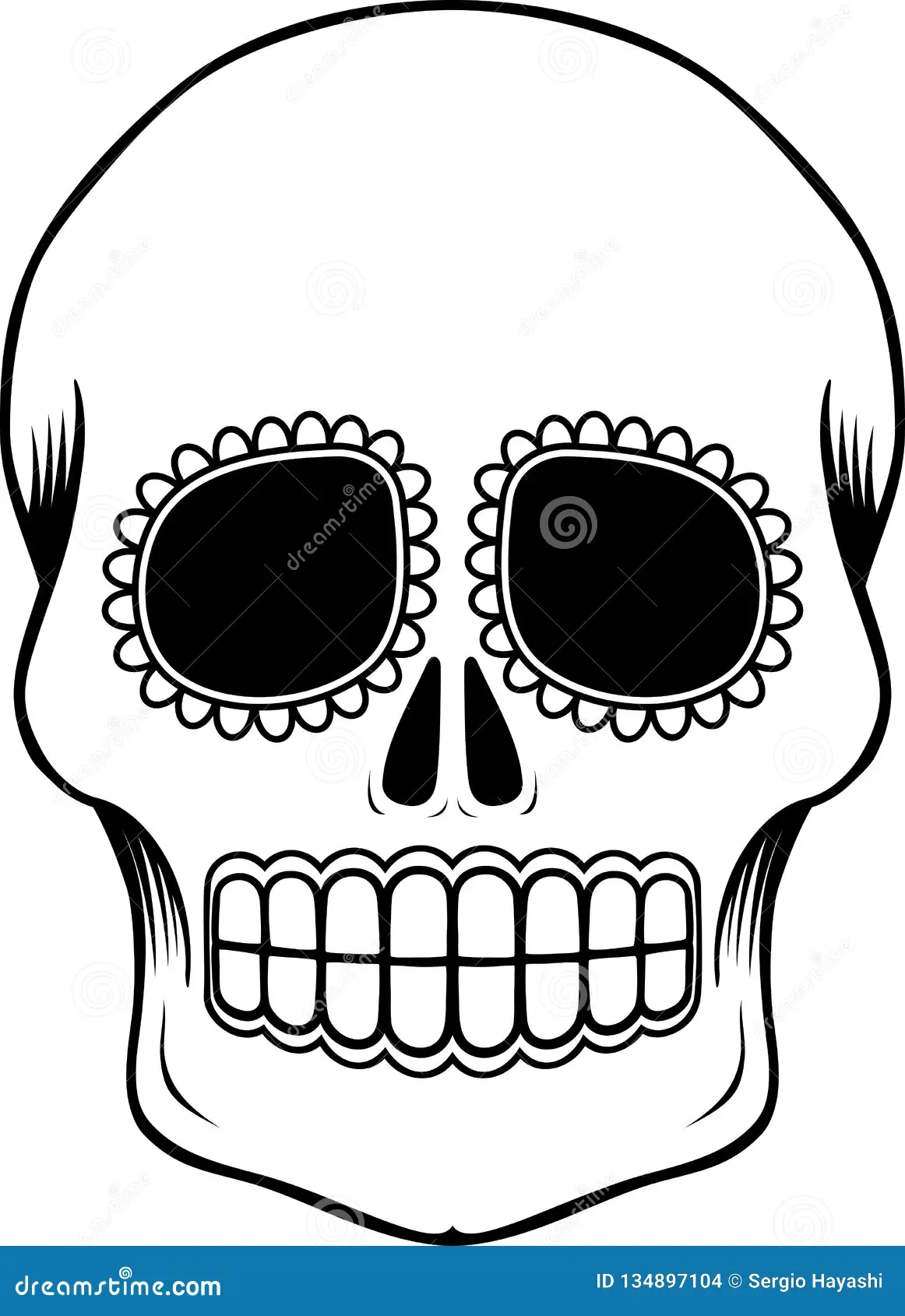 Skull Template Printable