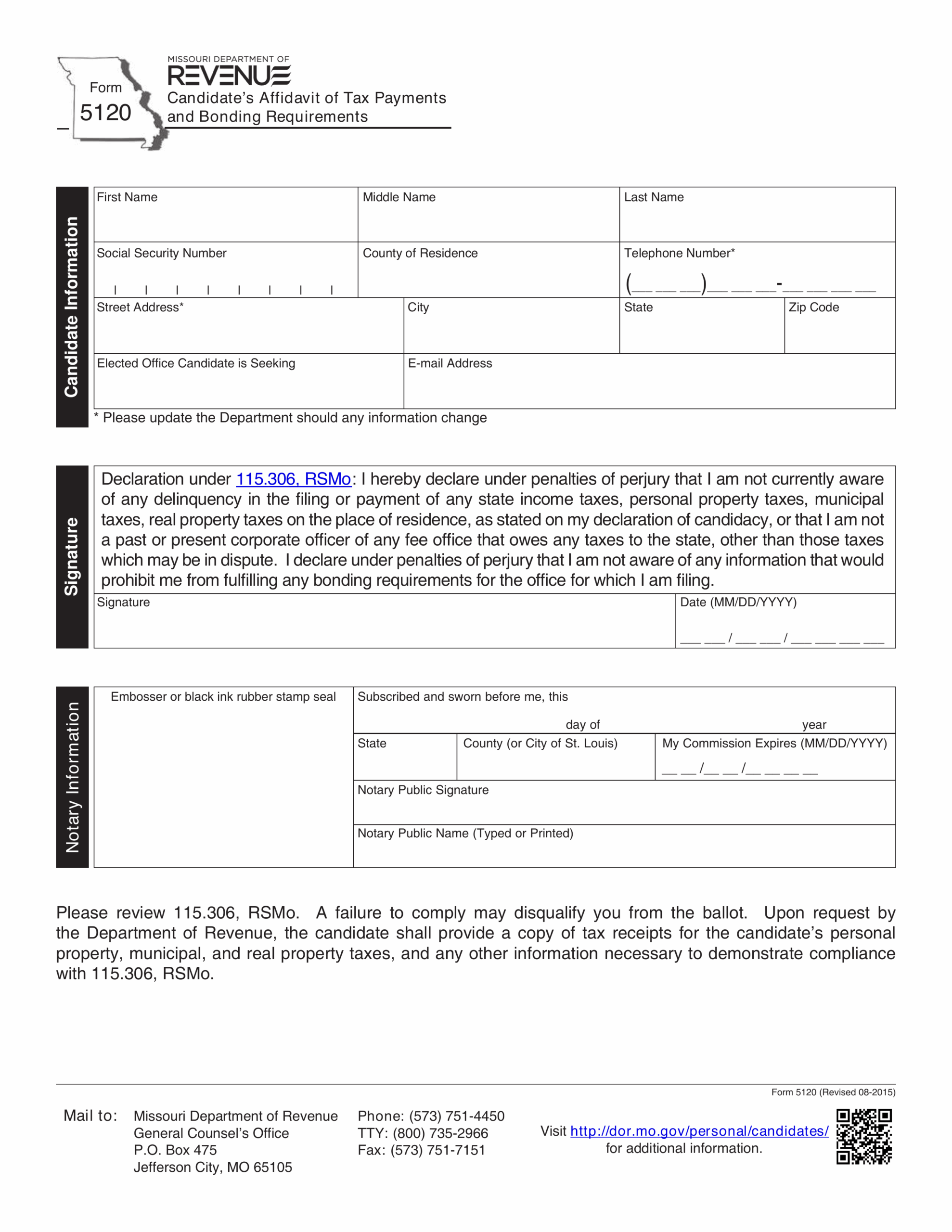Missouri Department Of Revenue Form 53 1 2024 2025 Fill PDF Guru