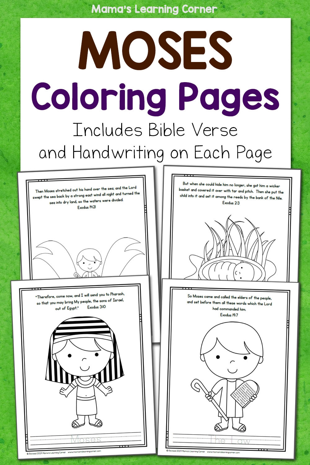 Free Printable Worksheets On Moses
