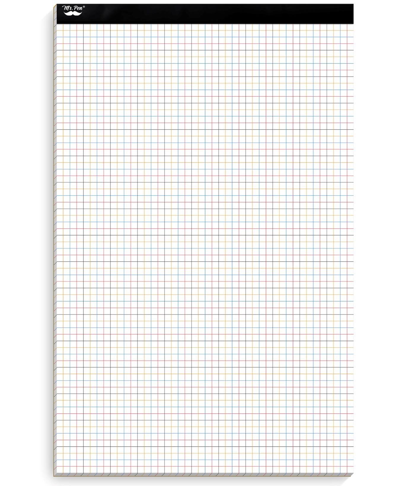 Mr Pen Graph Paper 22 Sheets 17 X 11 4 X 4 4 Squares Per Inch Coloured Ruled Graphic Paper Grid Paper Graph Paper Pad 1 4 Graph Paper 