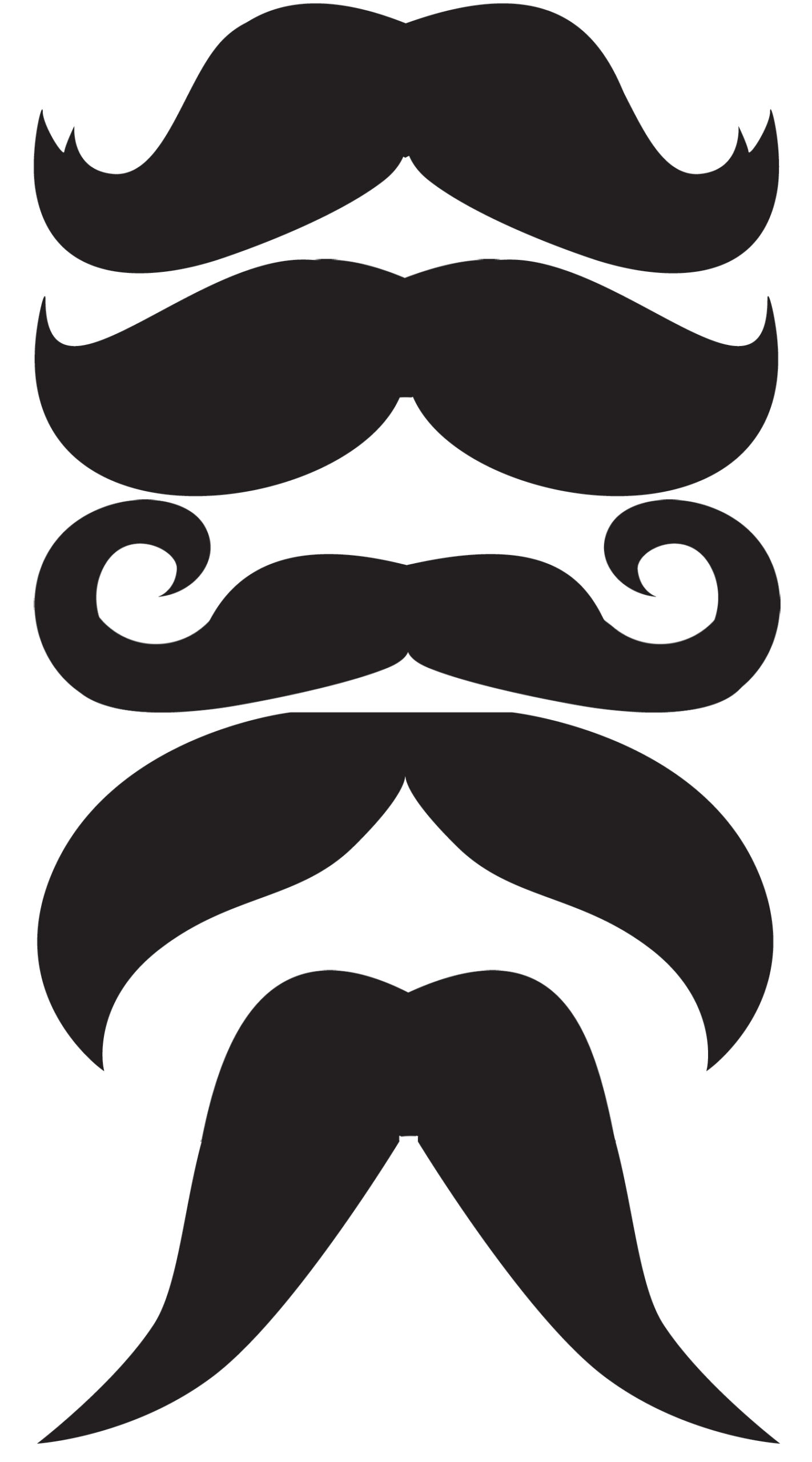 Mustache Template Printable