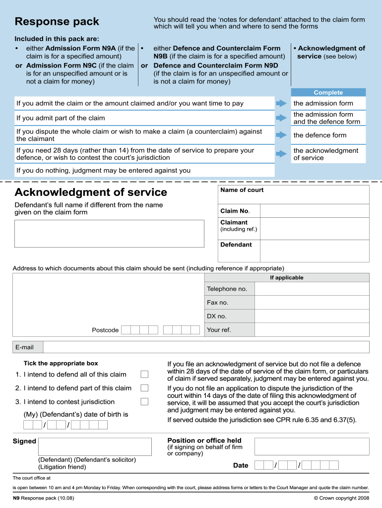 N9 Form Fill Out amp Sign Online DocHub
