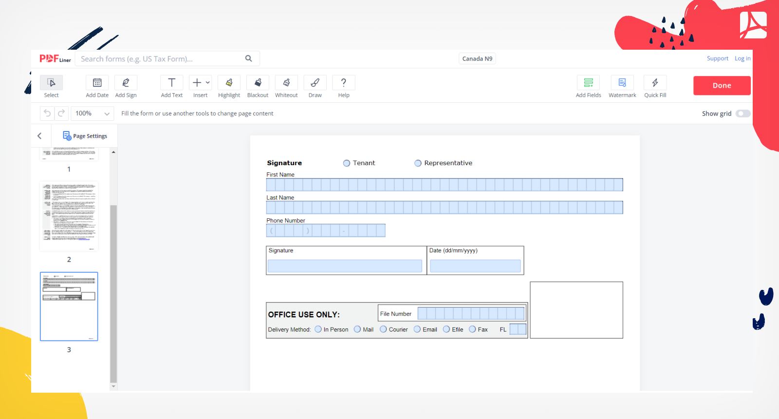 N9 Form Download