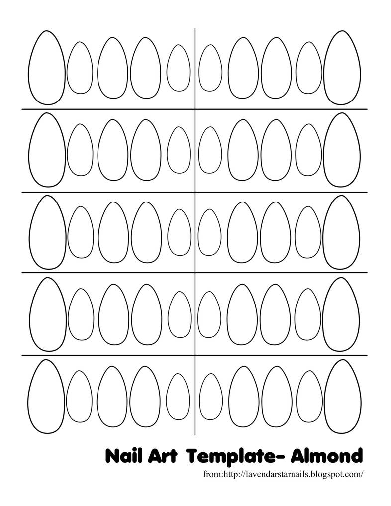Nail Templates Printable