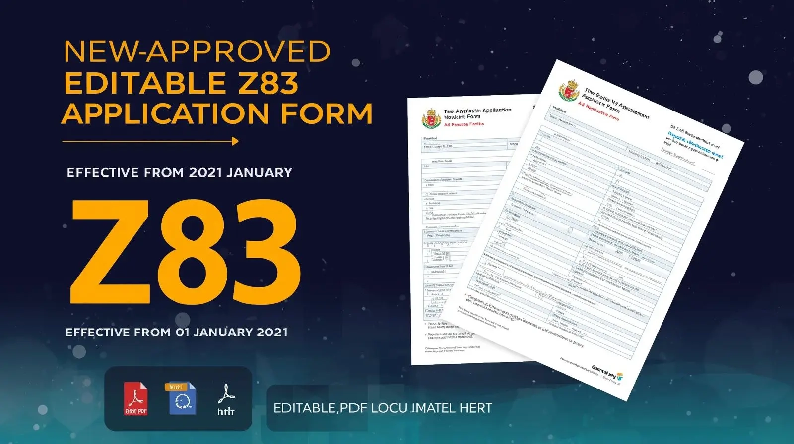 New Z83 Form 2026 Word