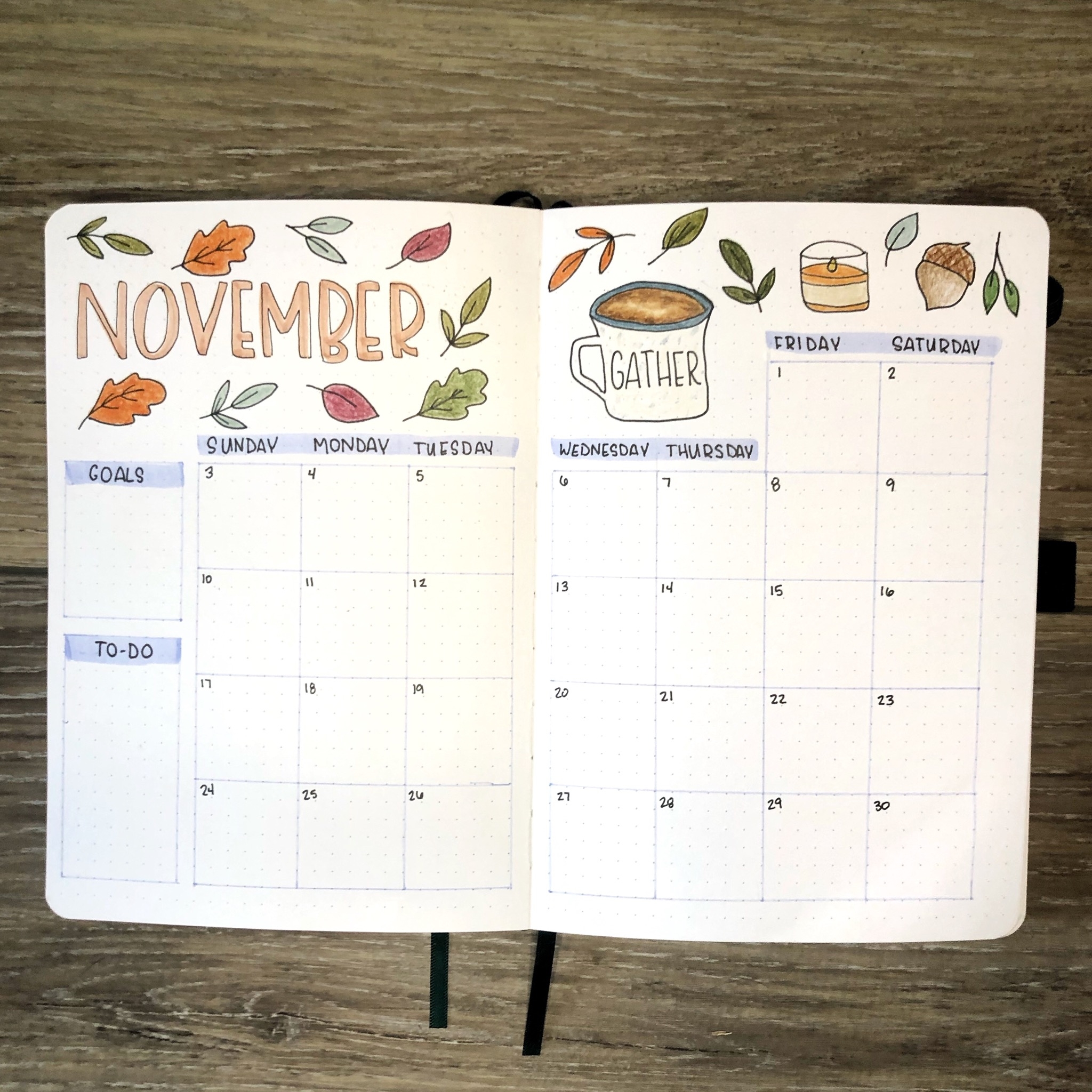 November 2019 Bullet Journal Set Up Rae s Daily Page November 2019 Bullet Journal Set Up Rae s Daily Page