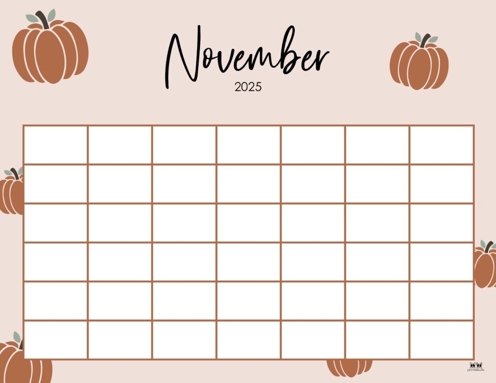 november 2025 calendars 107 free printables printabulls