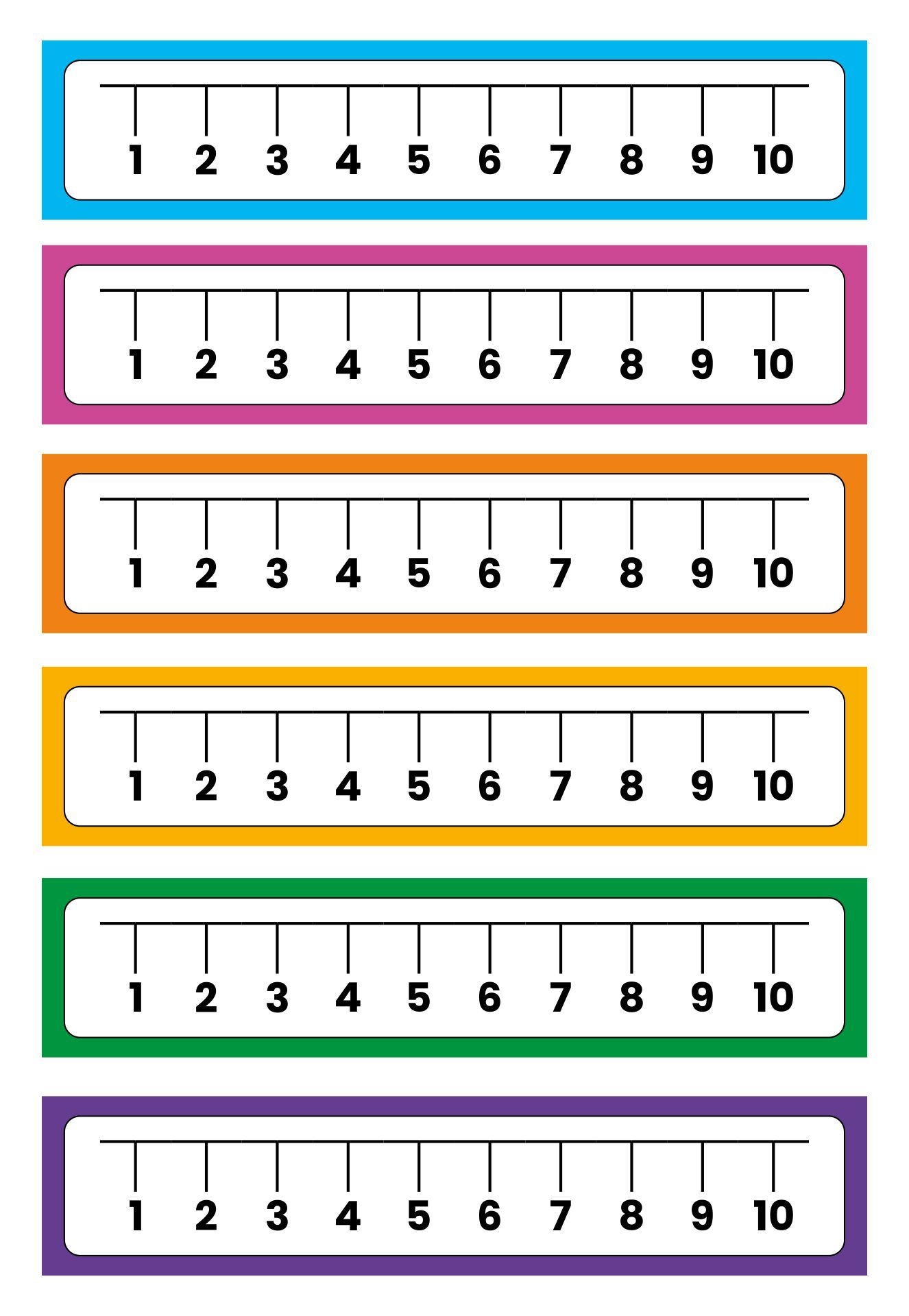 Number Line 1 10 10 Free PDF Printables Printablee 