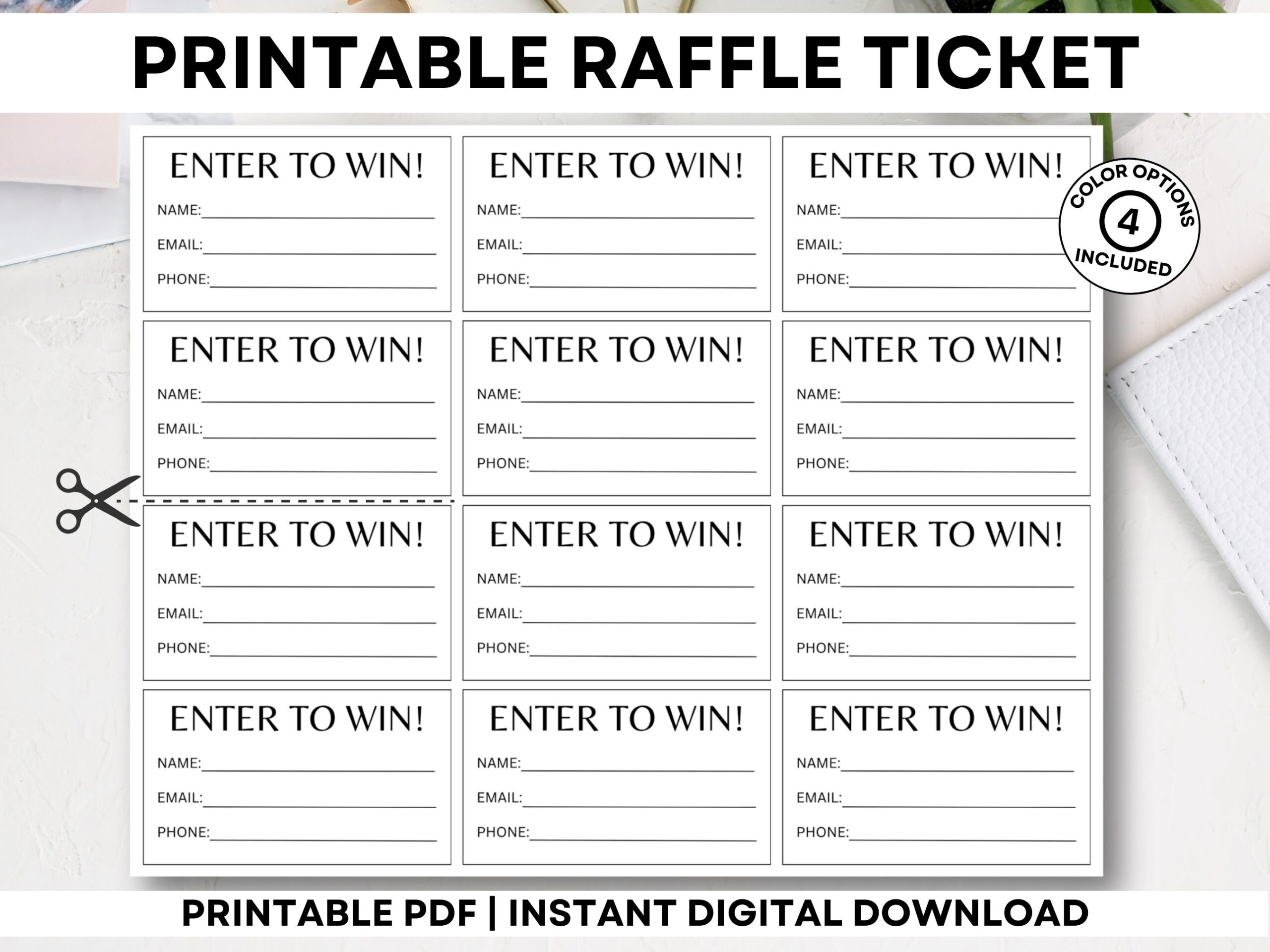 Numbered Raffle Ticket Template Ireland Worksheets Library