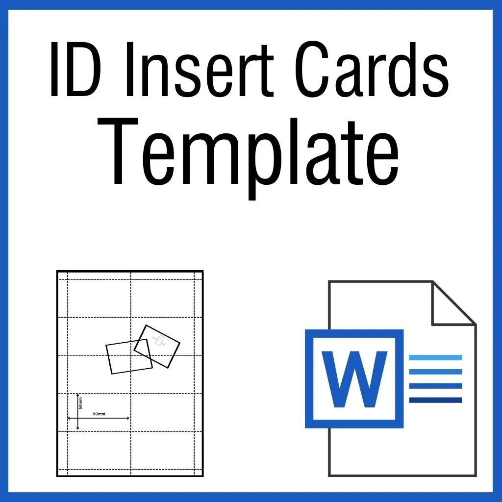 OfficeGear Name Badge Insert Cards 10 Up Printable Template TID 10 