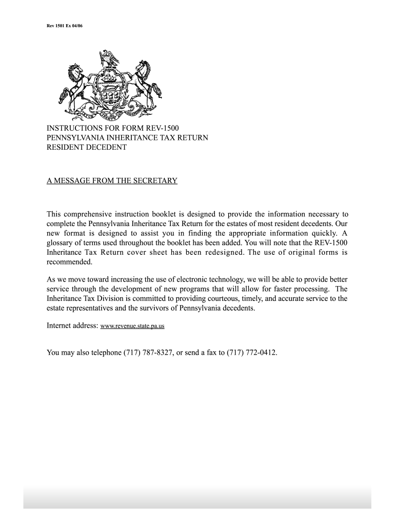 Pa Inheritance Tax Fill Out amp Sign Online DocHub