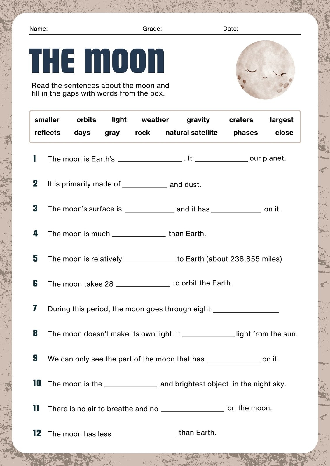 Reading Worksheets For 3rd Graders Printable