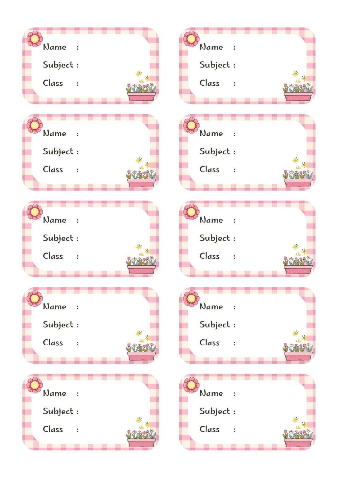 Page 6 Free Printable Customizable Name Tag Templates Canva