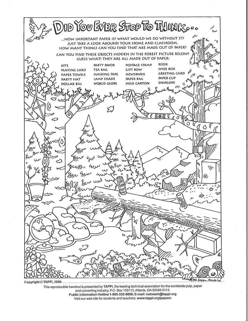 Hidden Objects Puzzles Printable