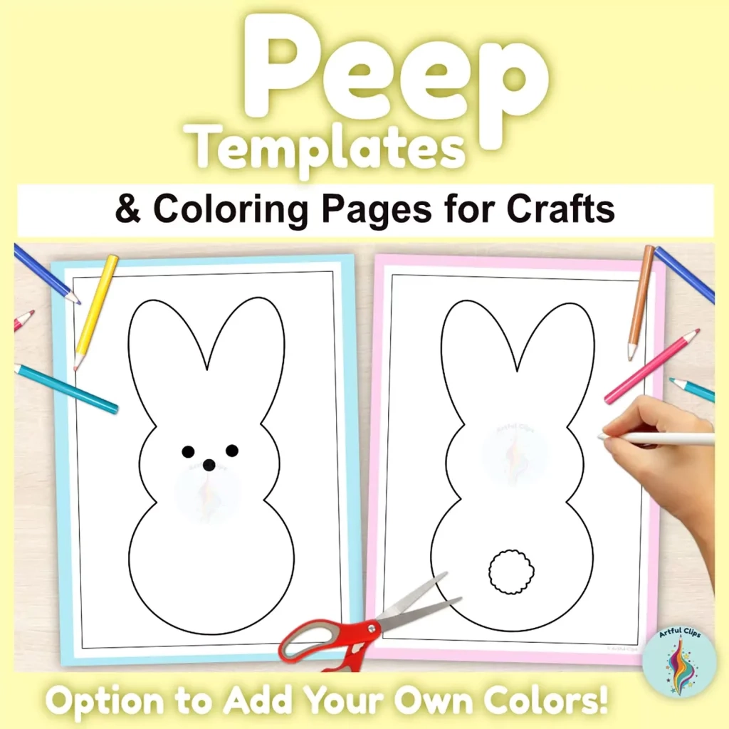 Printable Peeps Template