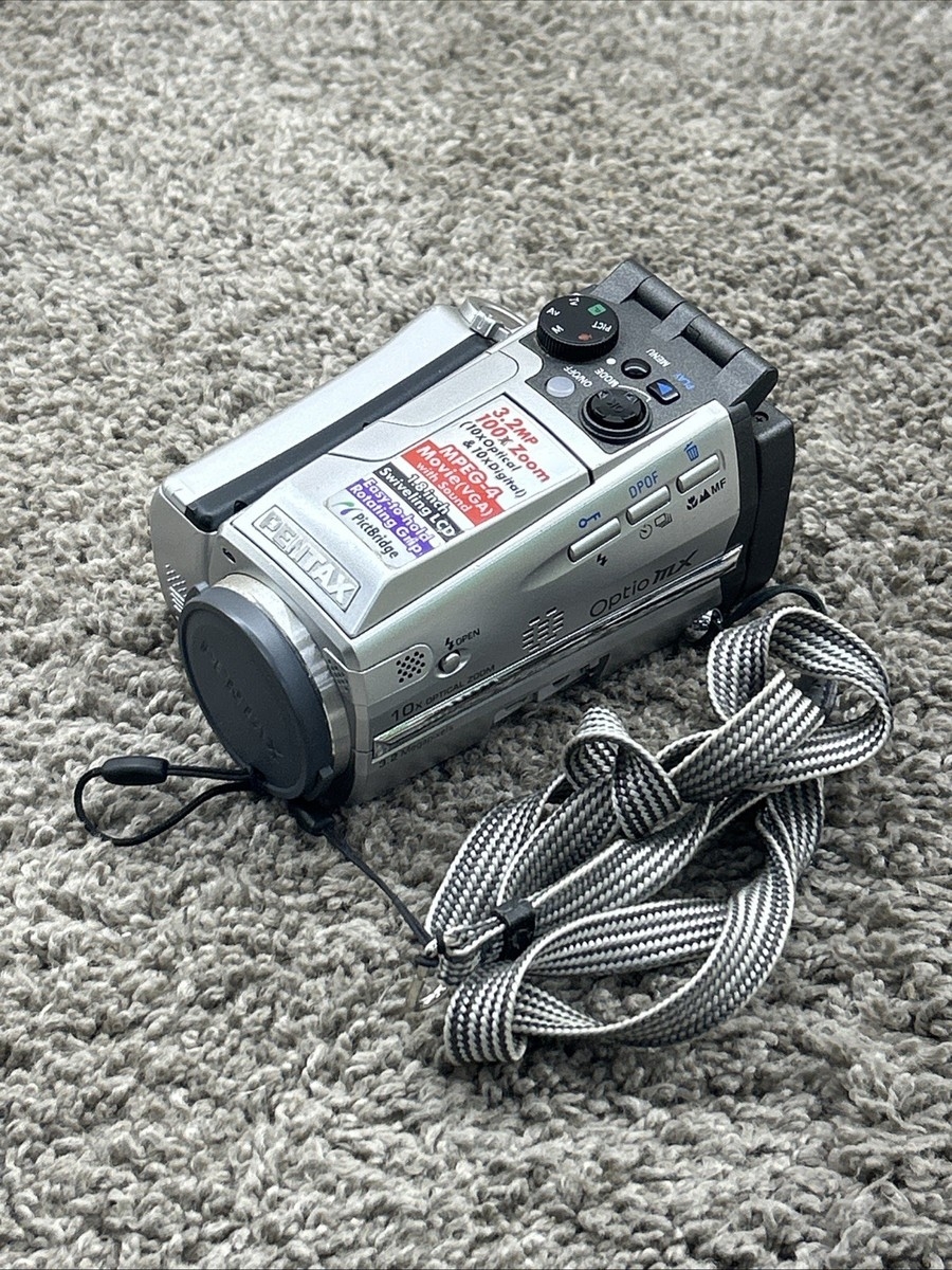 Pentax Optio MX4 Camcorder 4 0MP Digital Video Camera 10x Zoom 