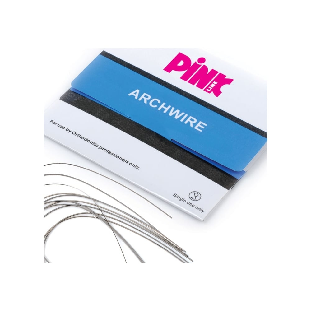 Pink Line S Steel Archwires Euro Archform Upper 17x25 