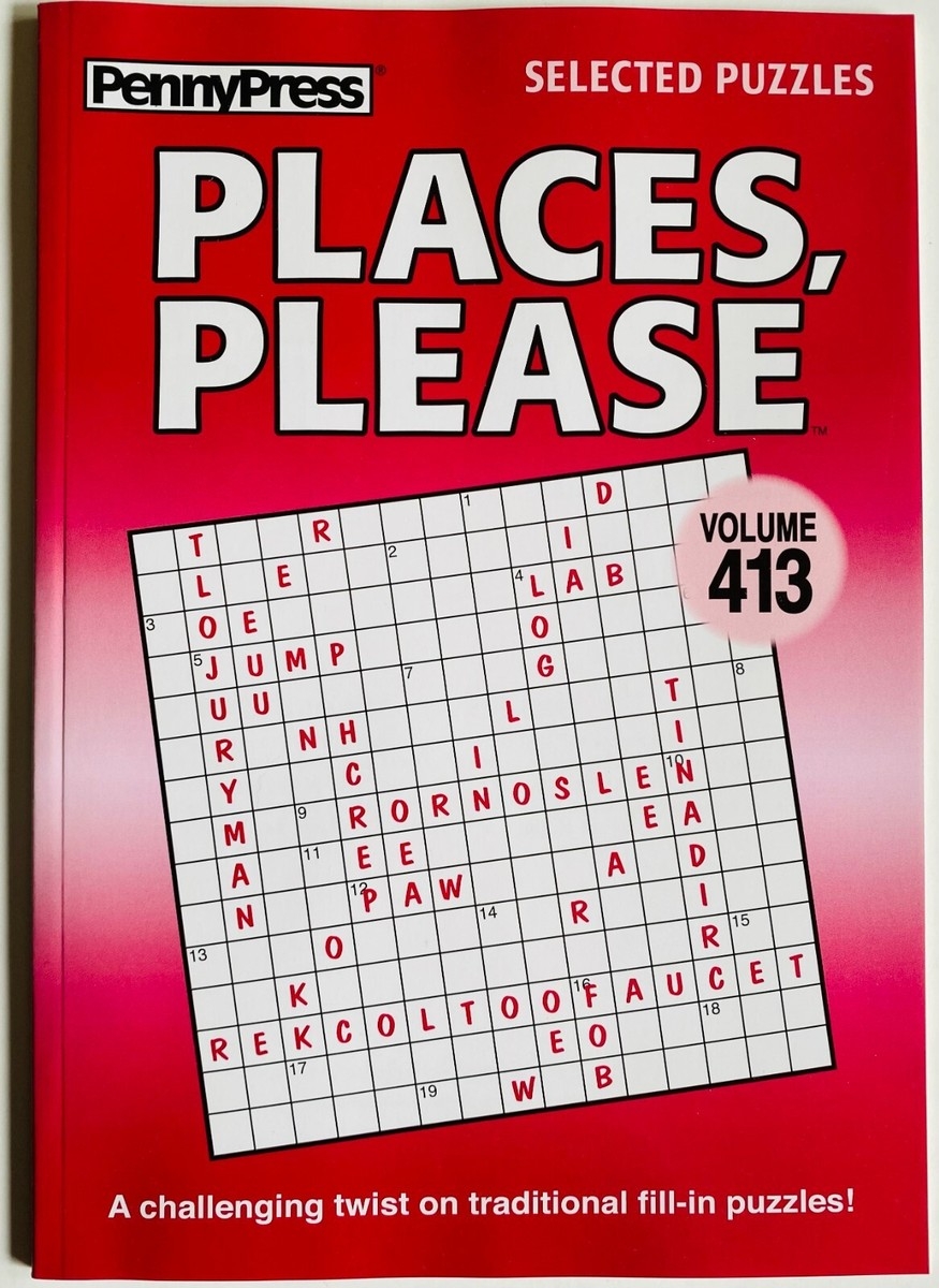 PLACES PLEASE Fill In Ins Volume 413 Penny Press Selected Variety 