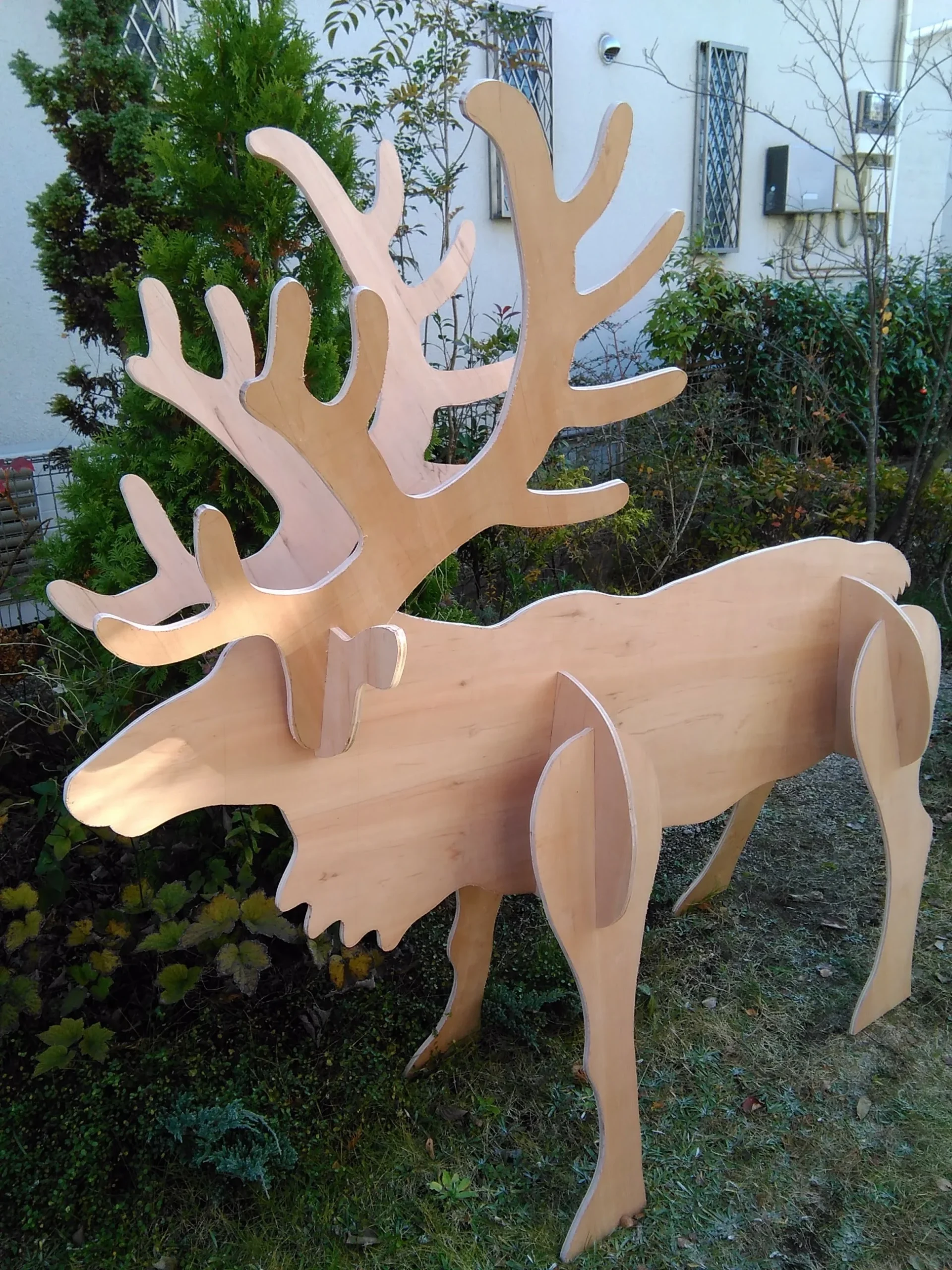 3d Reindeer Template Printable