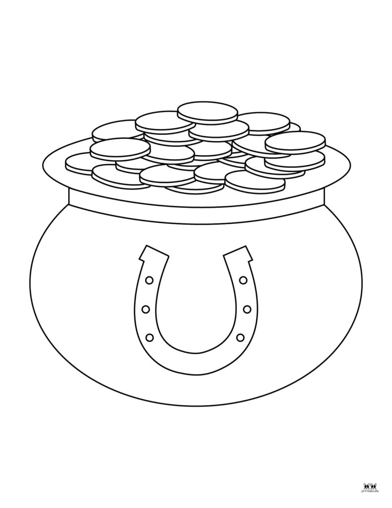 Pot Of Gold Printable Template