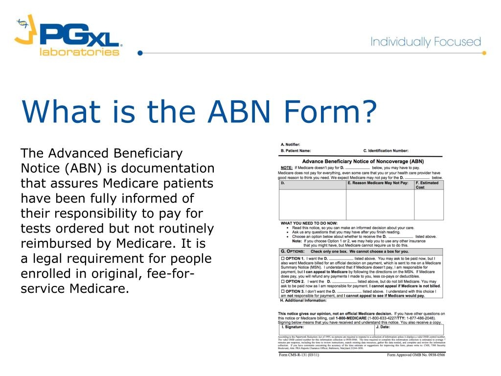 PPT Leading With Compliance The Advanced Beneficiary Notice 