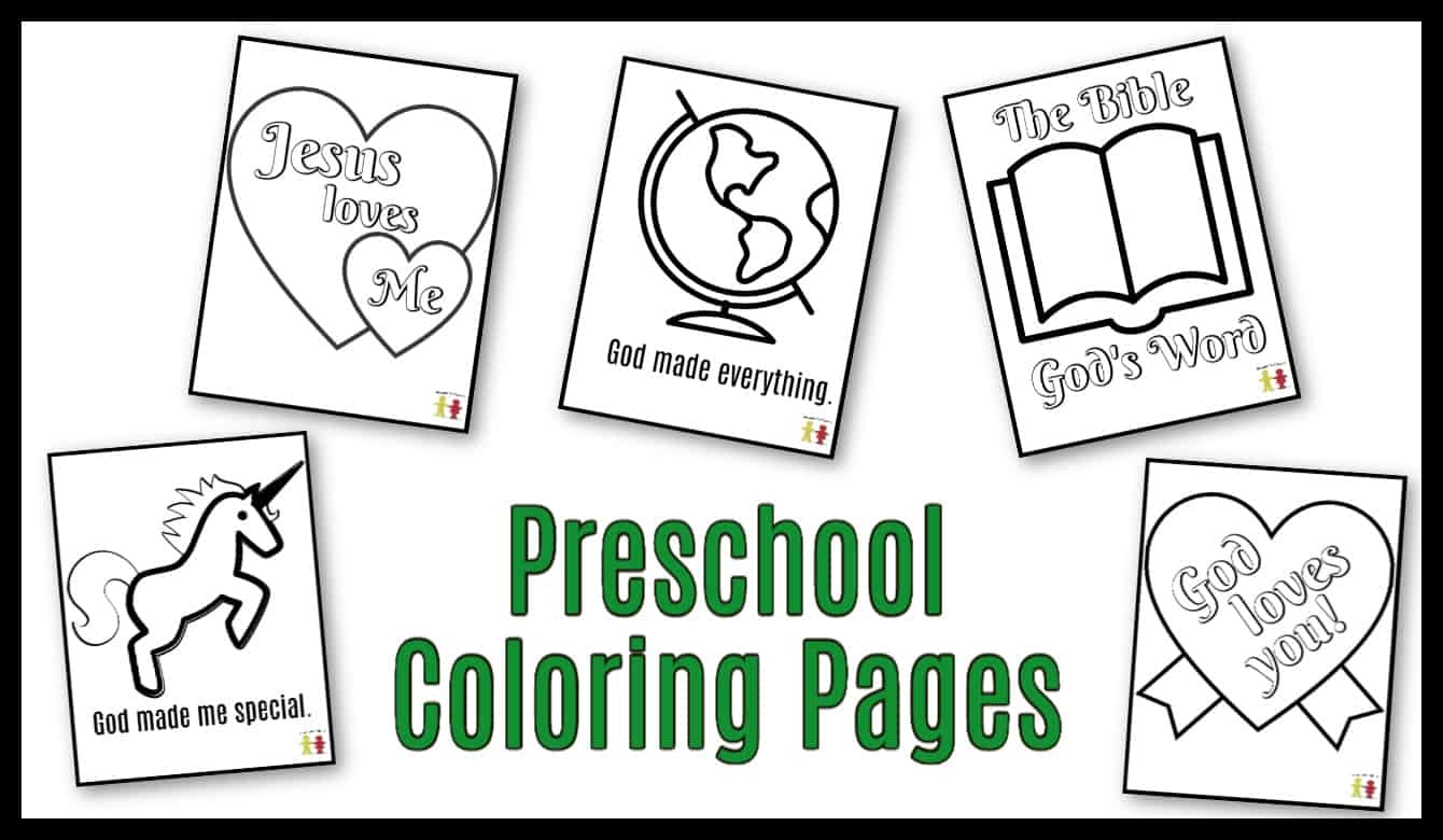 Free Printable Christian Preschool Worksheets