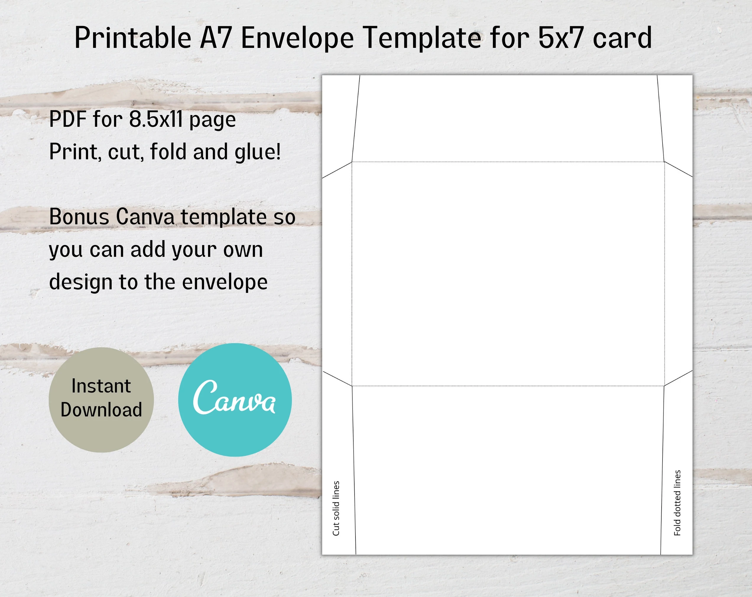 Printable Envelope Address Template