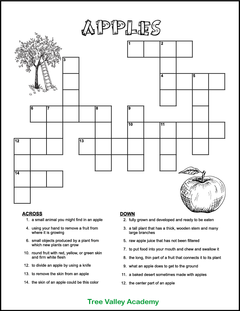 Free Crossword Puzzles Grade 5