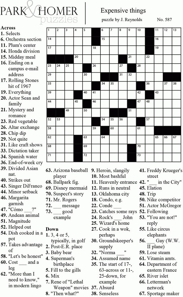 Printable Crossword Puzzles Get Yourself Some Easy Crossword 