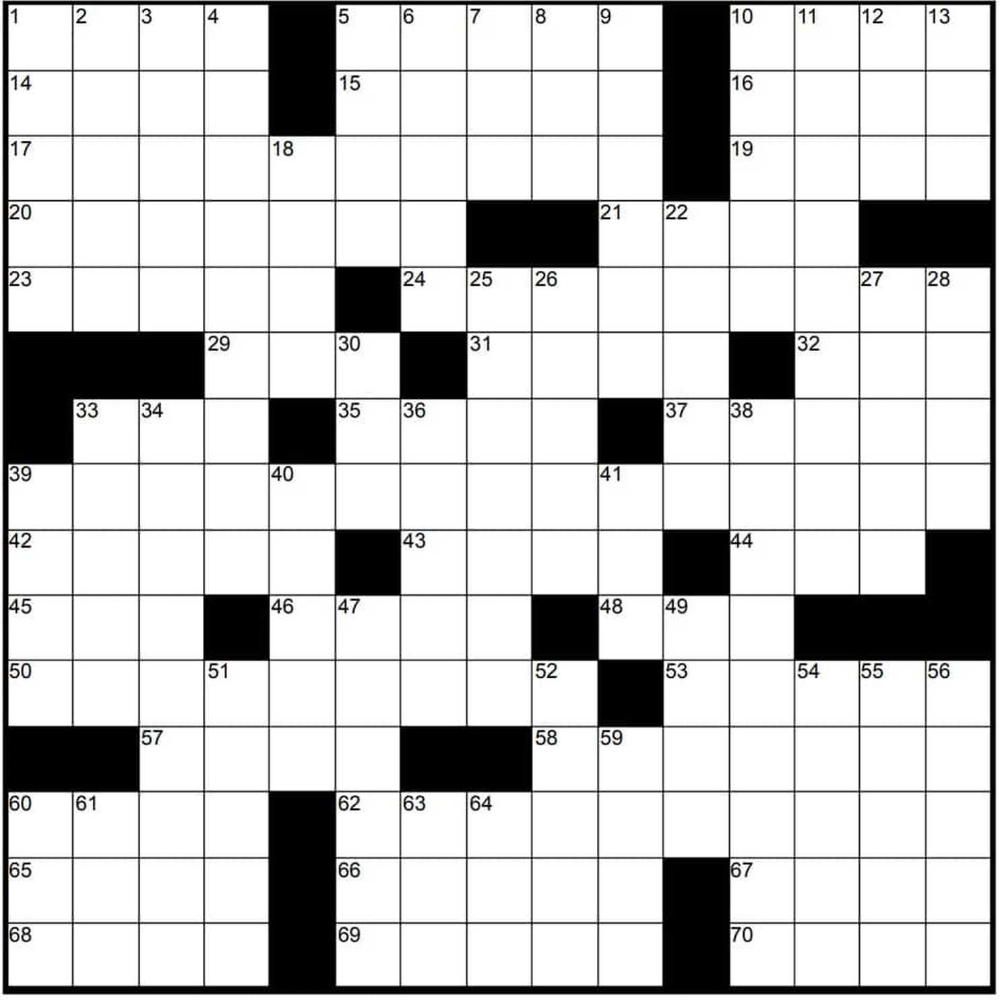 Mirroreyes Printable Crossword Puzzle
