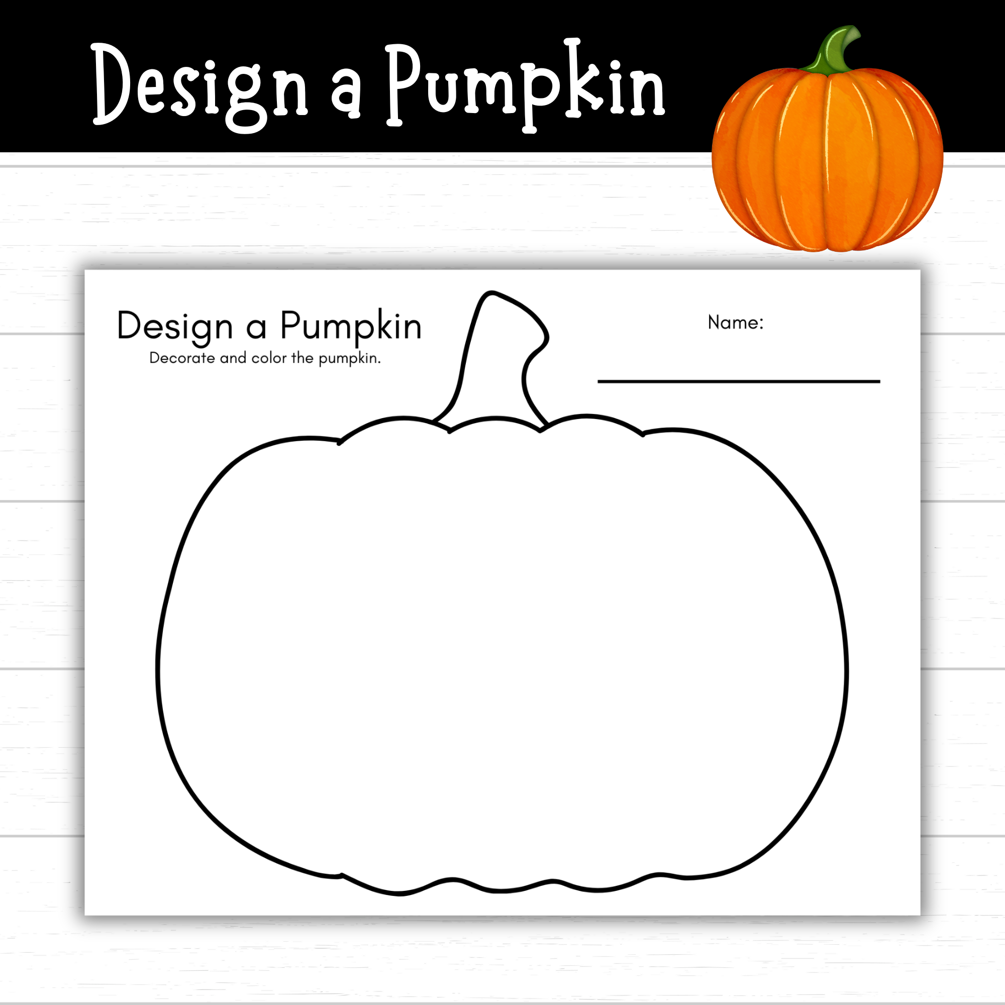 Printable Design A Pumpkin Activity Mom Wife Busy Life 