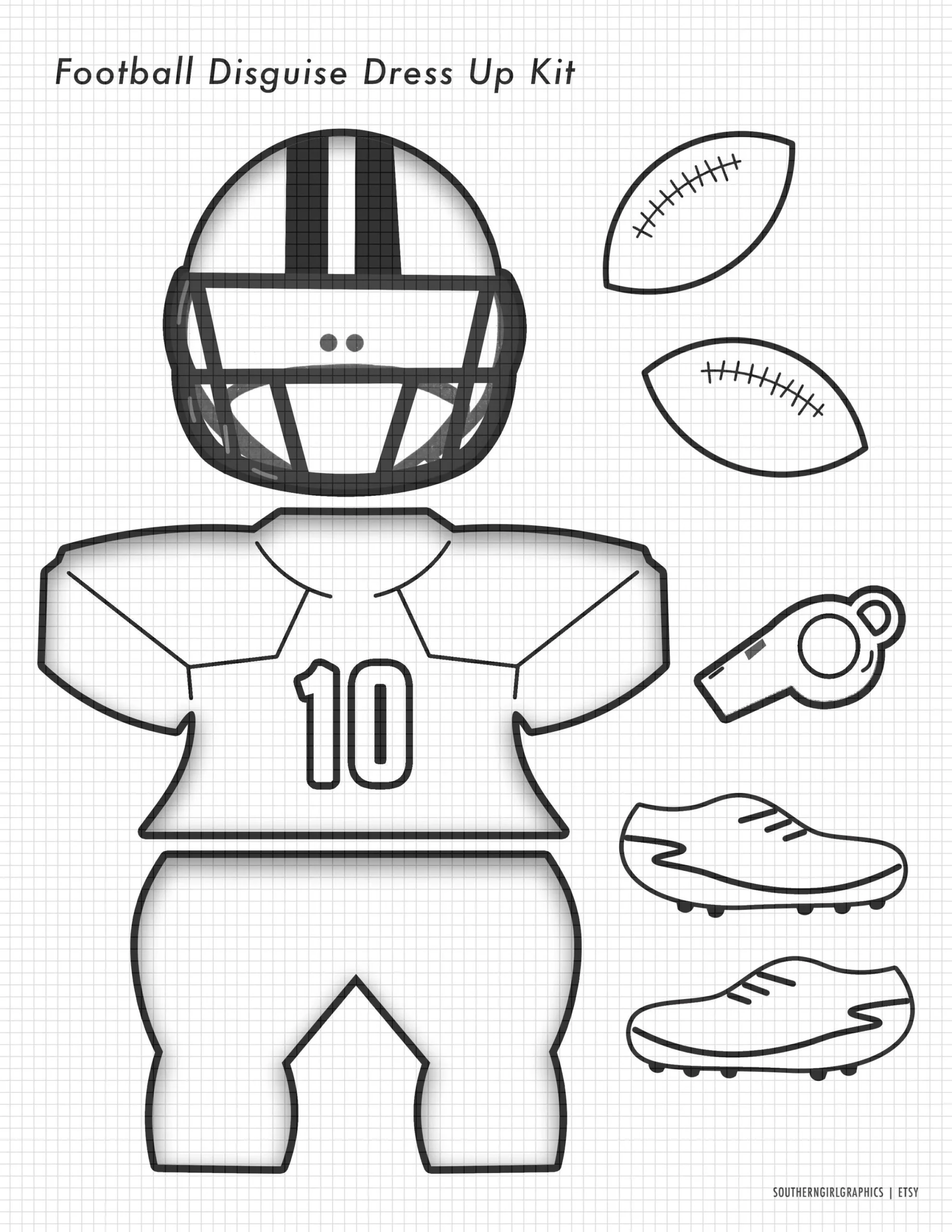 Football Printable Template