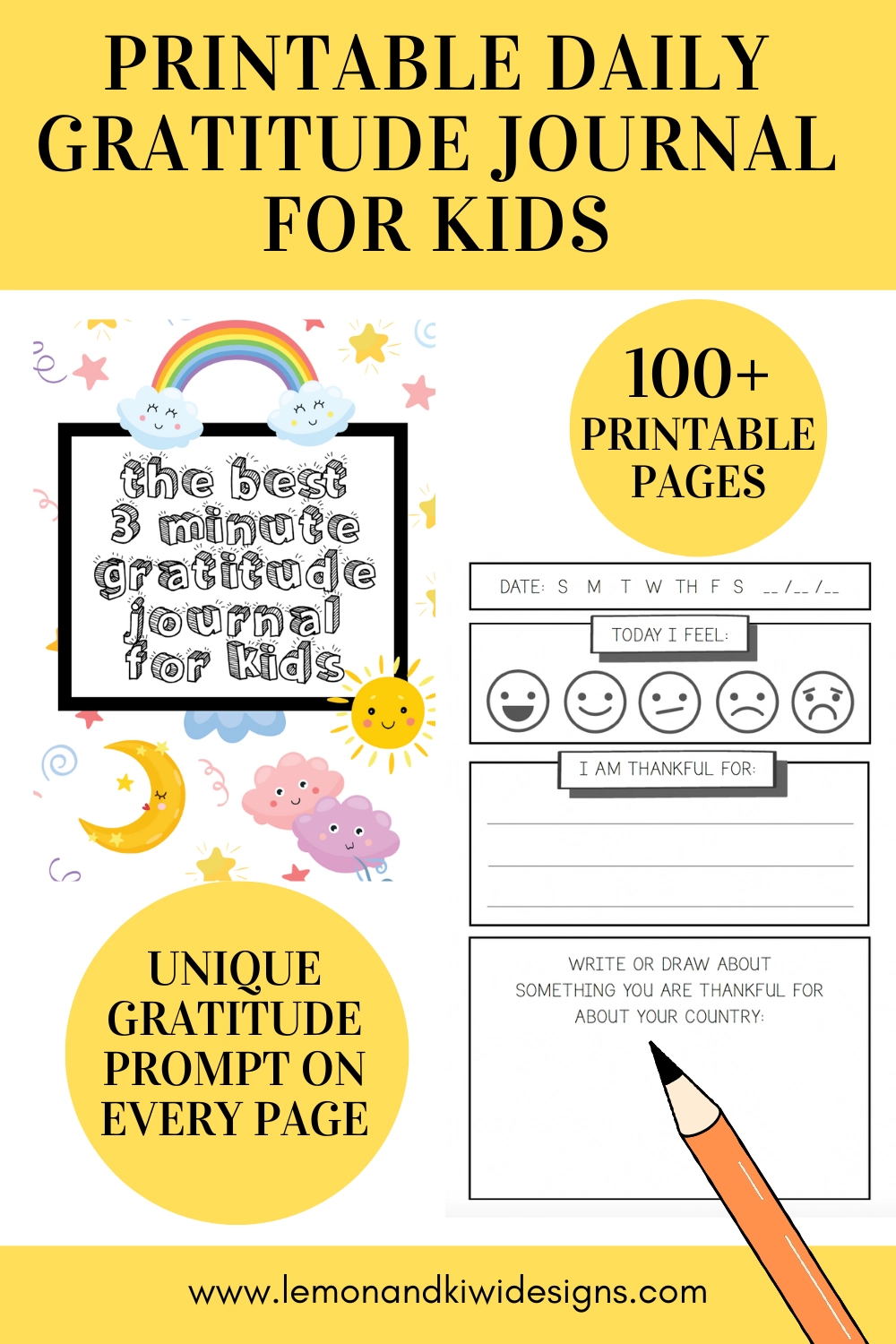 Free Printable Gratitude For Kids
