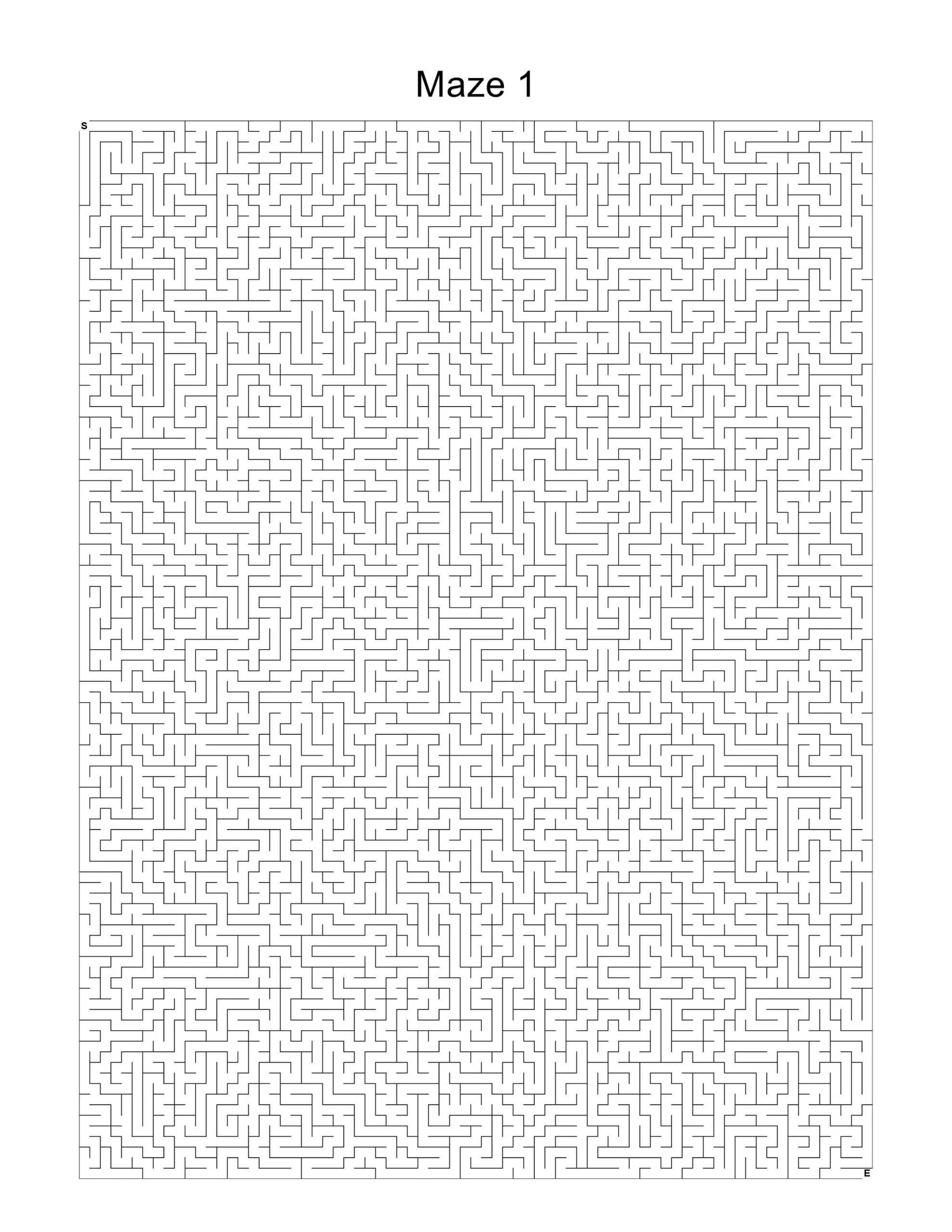 Printable Mazes For Adults Hard Very Insanely Difficult 100 