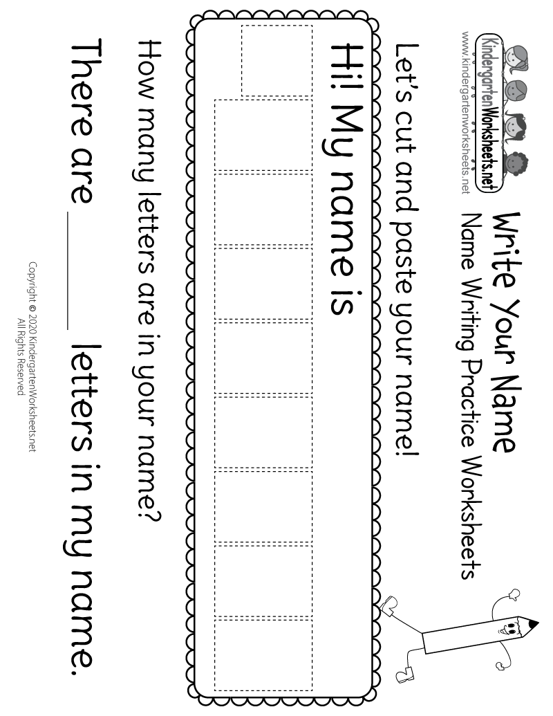 How To Write My Name Worksheet