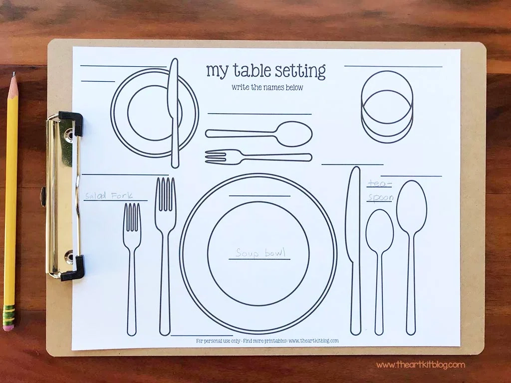 Free Printable Placemats Templates