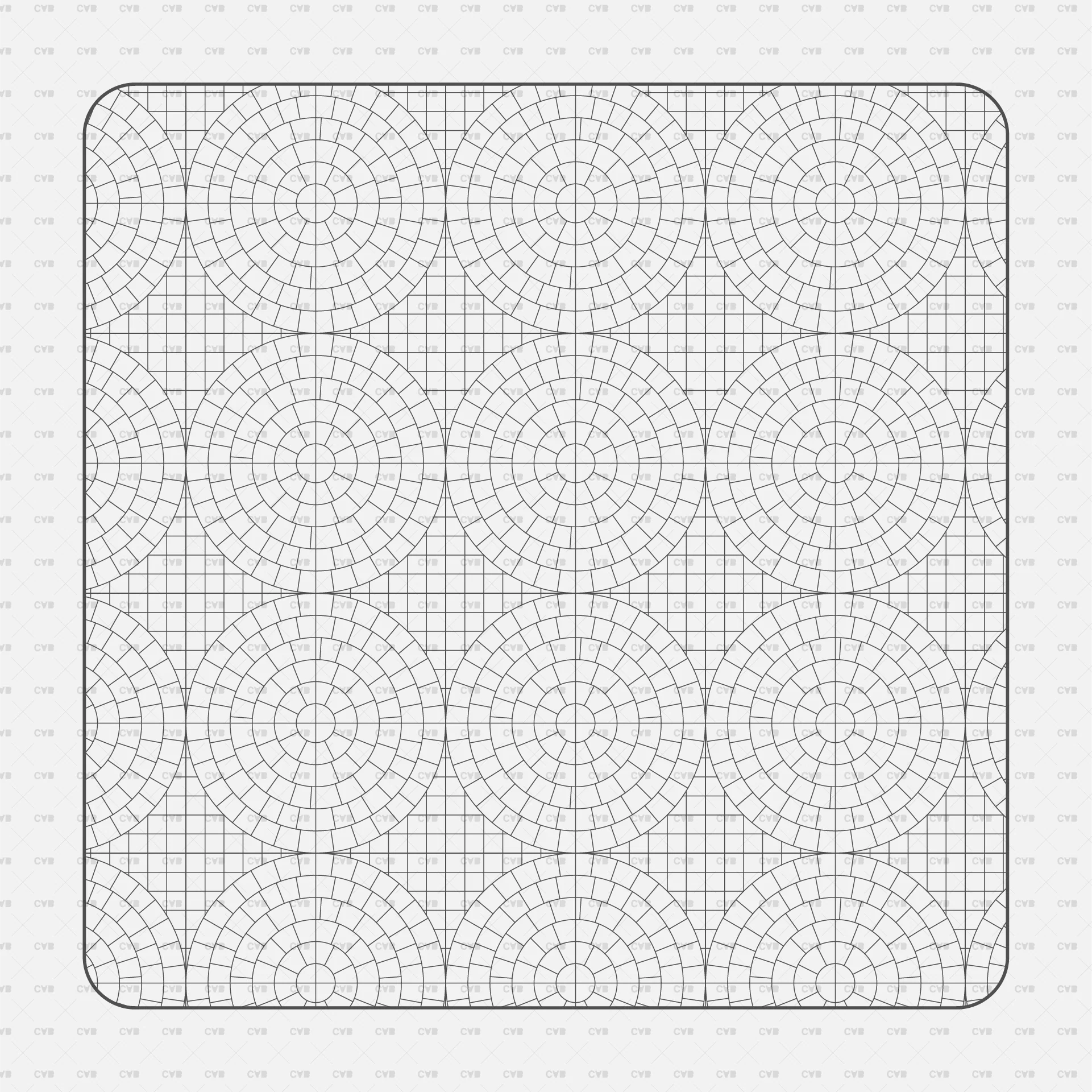 Printable Rosette Beading Graph Paper Peyote And Brick Stitch 