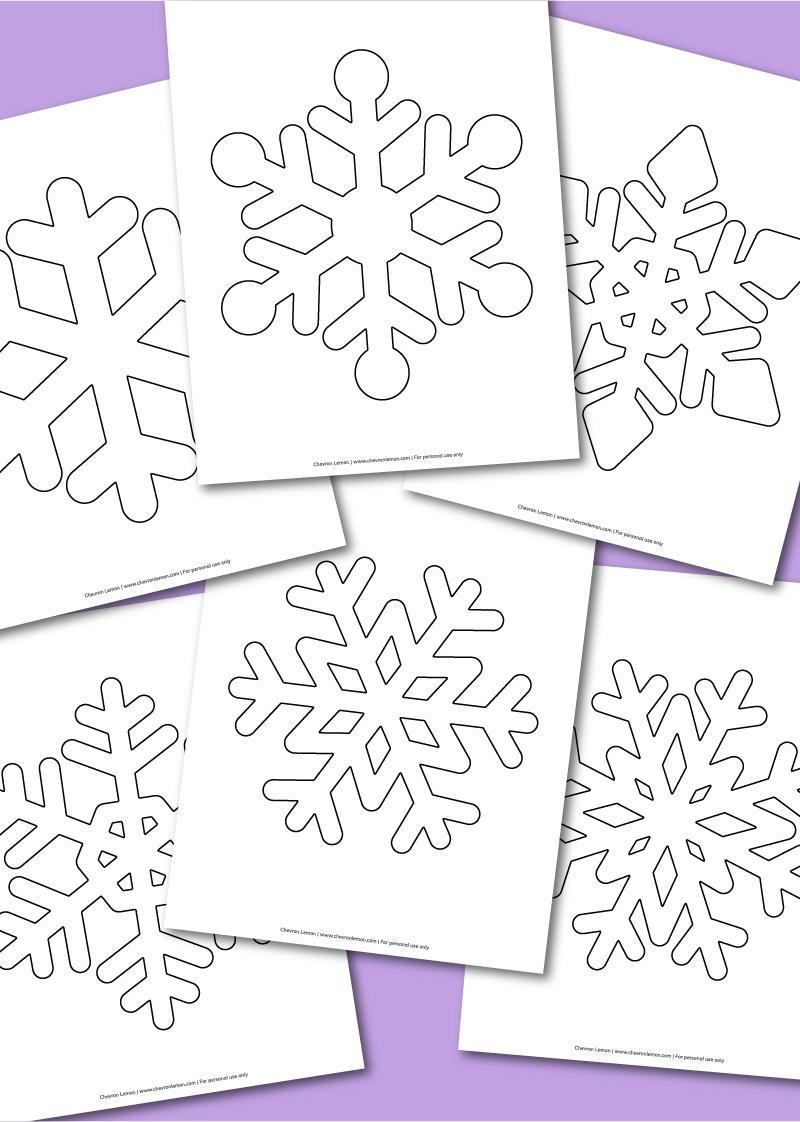 Snowflake Coloring Sheet Printable