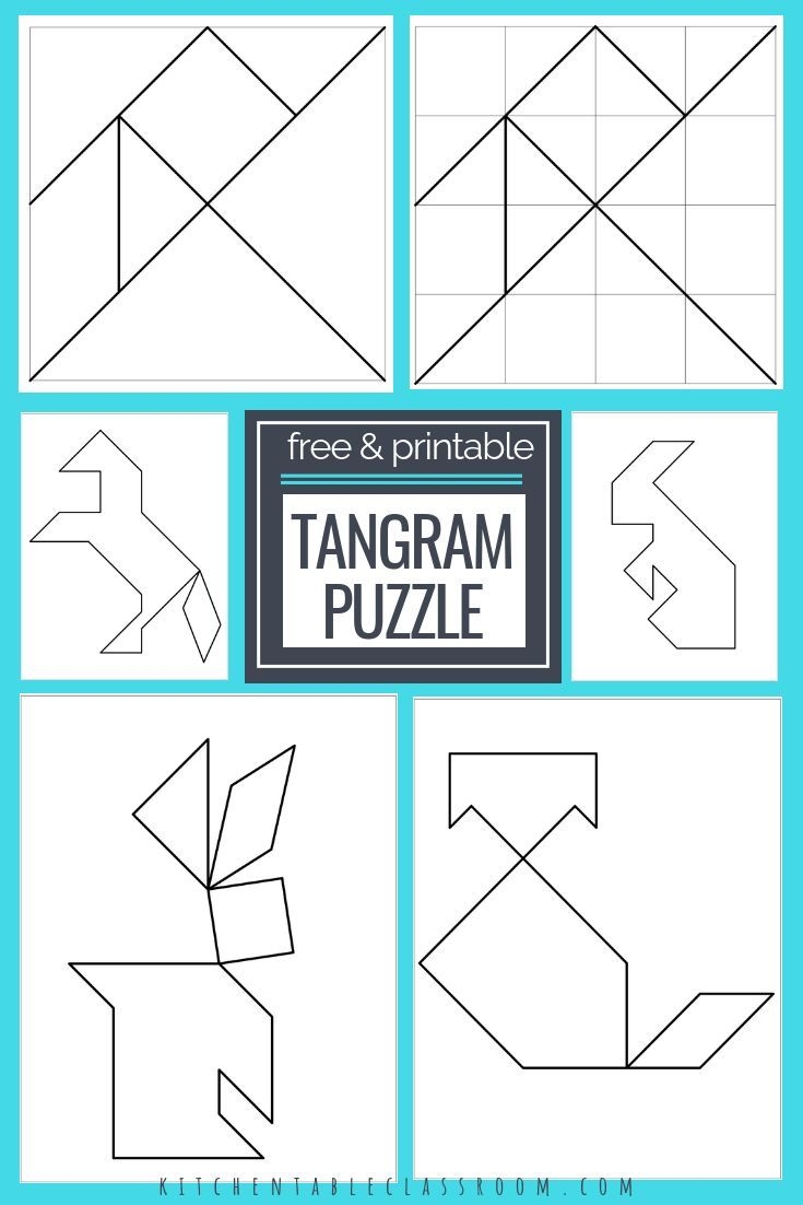 Tangram Puzzles Printable Free