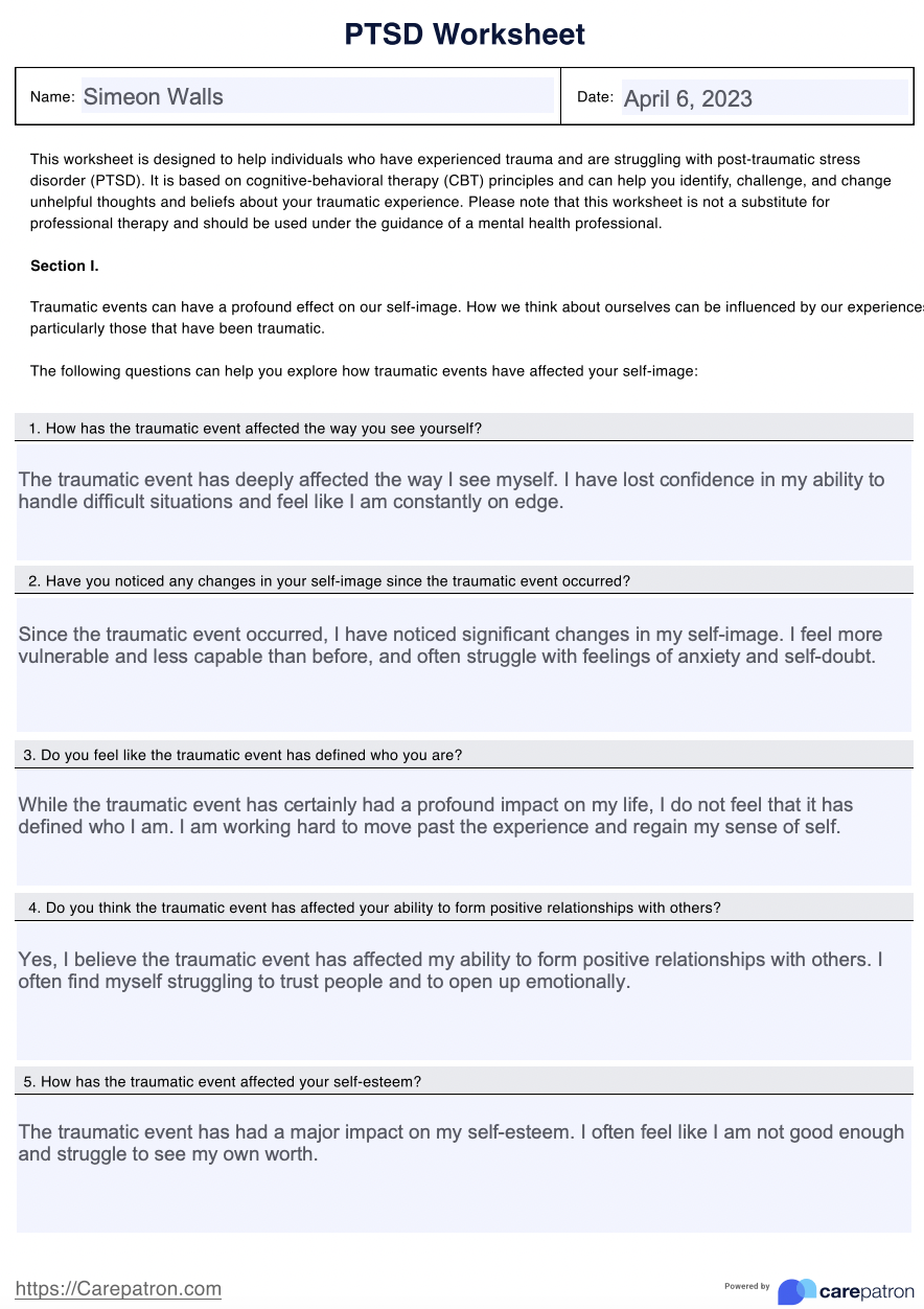 PTSD Worksheets Trauma Processing Journal Prompts Ptsd Planner 