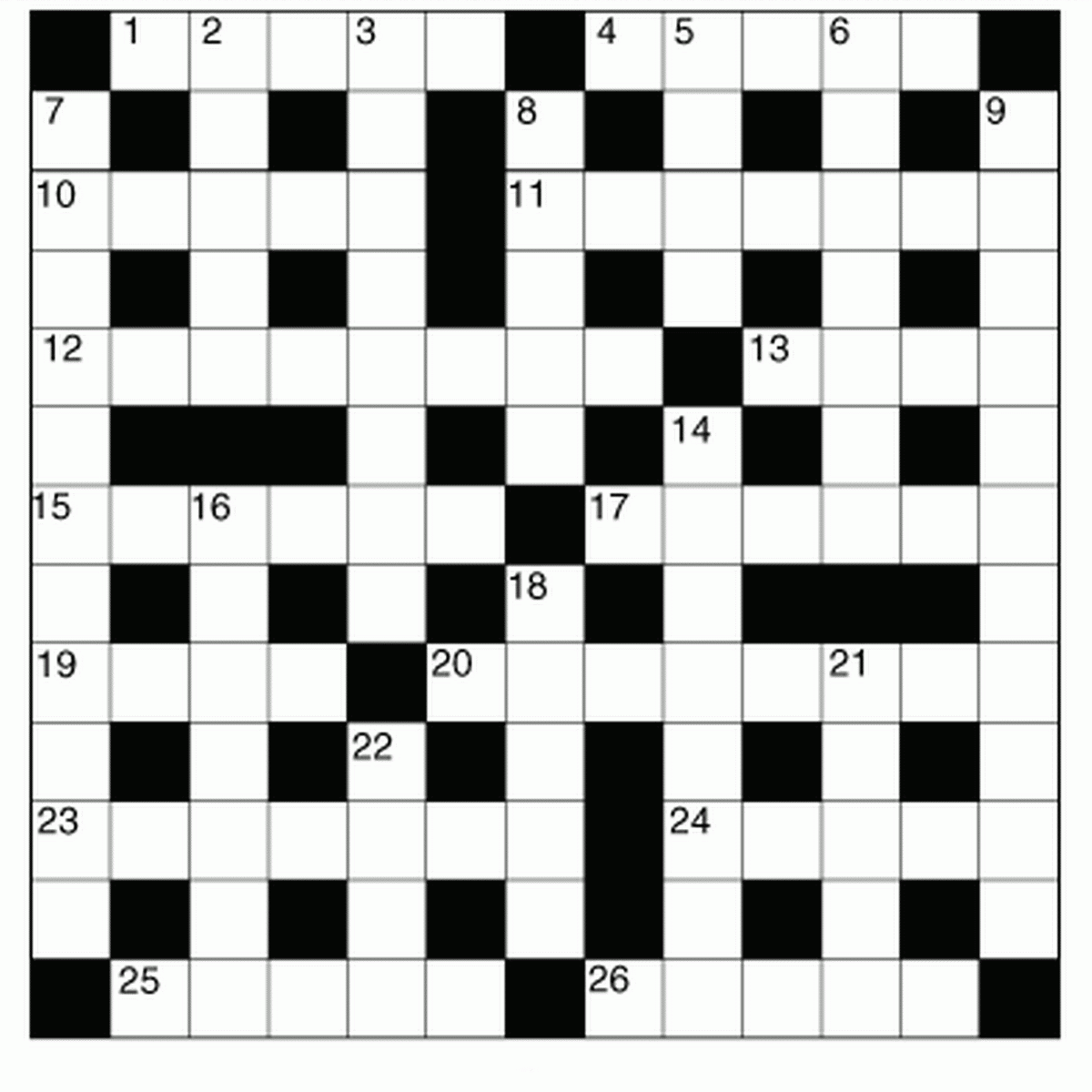 Quiz Crossword Monday 16th January The Mirror