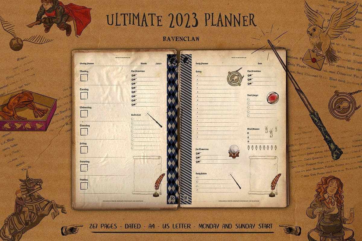 Ravenclaw Planner
