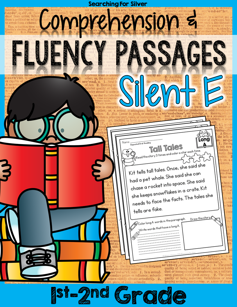 Reading Fluency Passages Silent E Made By Teachers