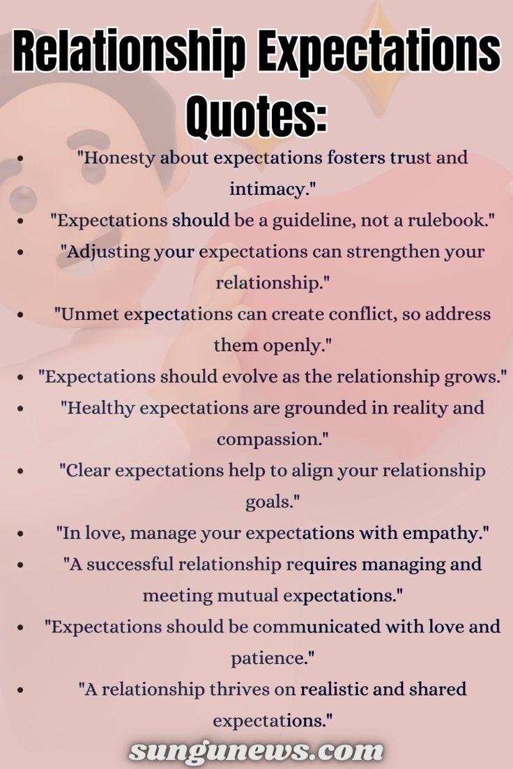 Relationship Expectations Quotes Setting The Stage For Success