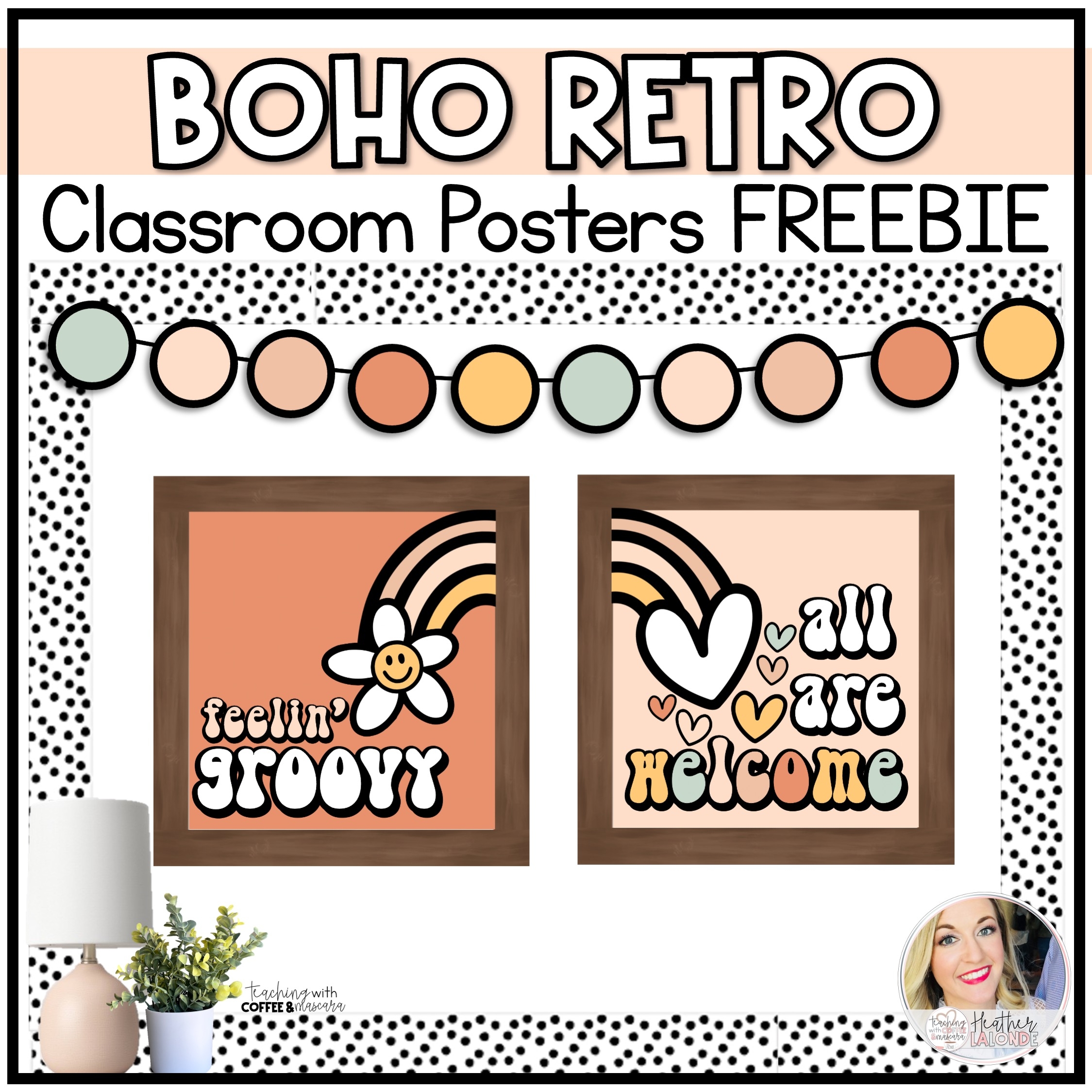 Retro Classroom Decor Boho FREEBIE Made By Teachers